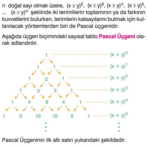 Pascal üçgeni soruları