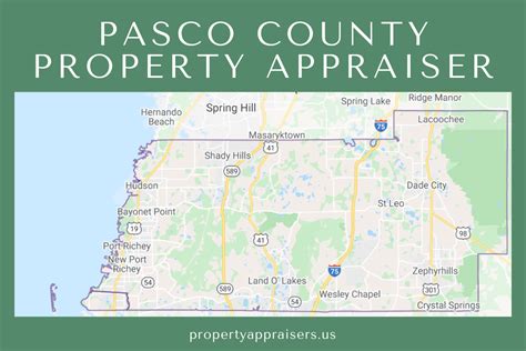 Pasco County Property Records Search ; Assessor Offices Nearby. Find 6 Assessor Offices within 33.3 miles of Pasco County Appraiser - Land O'Lakes Office. Pasco County Appraiser - New Port Richey Office (New Port Richey, FL - 13.3 miles) Hillsborough County Appraiser's Office (Tampa, FL - 18.6 miles). 