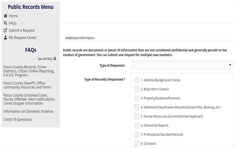 Pasco county sheriff records.  Please Note: All cases filed using the Online Pol...