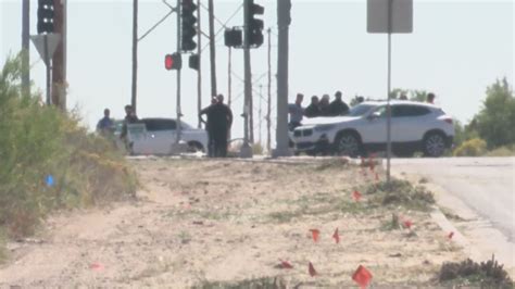 Texas Department of Public Safety officials say it started as pursuit that ended in a crash at the intersection of Paseo del Norte and Cimarron Sage Way. They say that two people fled on foot .... 