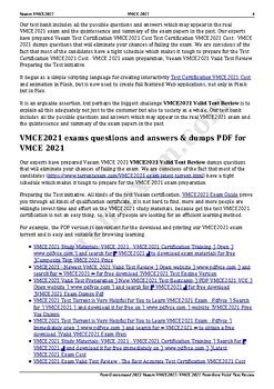 Pass VMCE2021 Test Guide