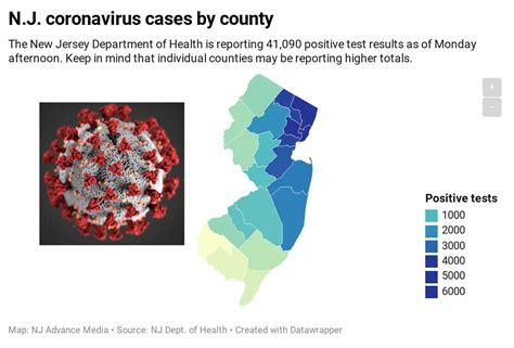 Passaic County, New Jersey coronavirus cases and deaths