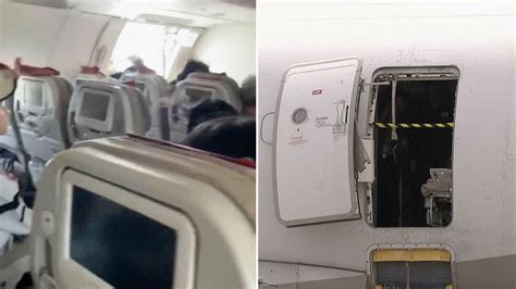 Passenger opens exit door during airplane flight in South Korea; 12 people injured slightly