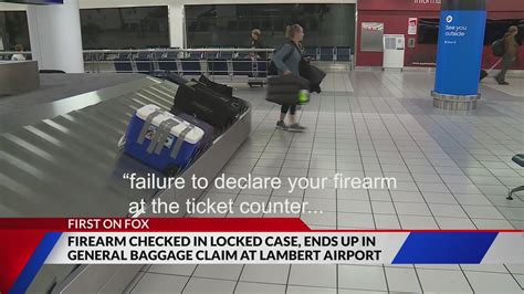 Passenger says checked firearm ended up unattended at STL Lambert
