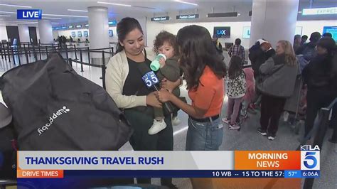 Passengers pack out LAX before Thanksgiving; protest planned for Terminal 7