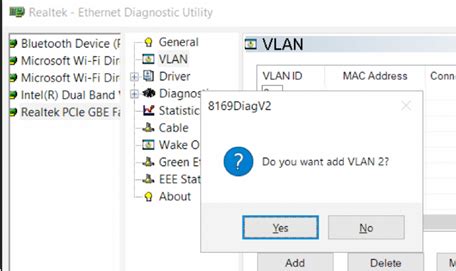 Passing VLANs through in Windows 10 (Realtek)