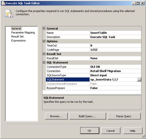 Passing date variable as input parameter.