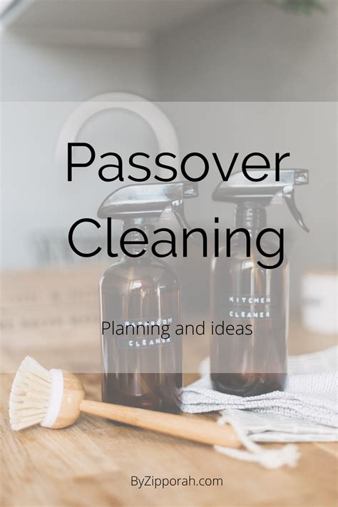 Passover Cleaning Tips – Canfei Nesharim