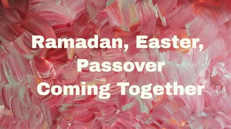 Passover Is Coming