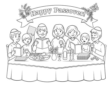 Passover Online Coloring Pages