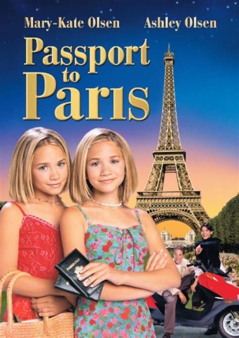 Passport paris movie. Passport to Paris is a film directed by Alan Metter with Mary-Kate Olsen, Ashley Olsen, Peter White, Yvonne Sció .... Year: 1999. Original title: Passport to Paris. Synopsis: When Mary-Kate and Ashley visit France, they pack their bags for fun and plot a rendezvous with adventure! Sent to Paris to visit their grandfather, the girls fall in love with France and fall … 
