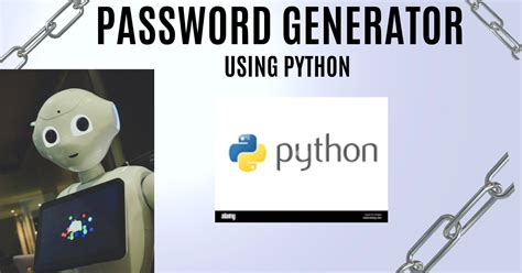 Password Generation with Python. Generating secure …