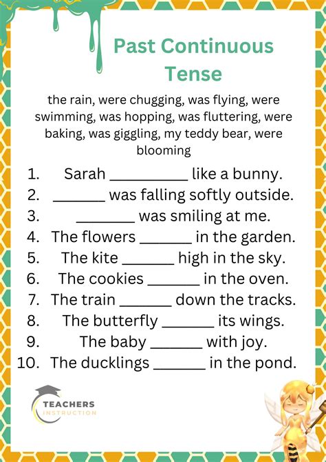 Past continuous tense worksheets.  Earlier than the present time; ago: 40 years past. " ...