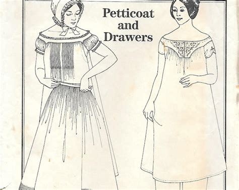 Past patterns 706.  Past Patterns 706 petticoat and drawers.  Make sure to cut extra ...