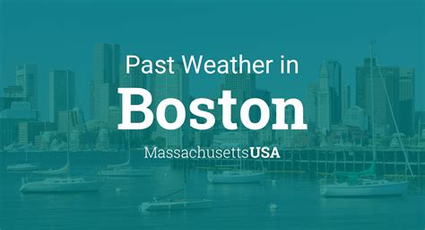 Weather History for Boston, MA. Historical Weat