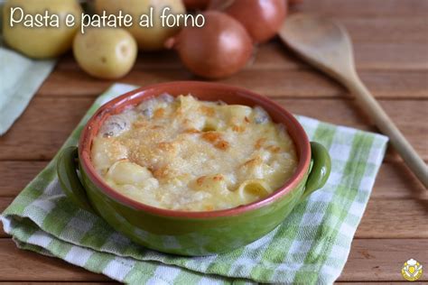 Pasta patate e provola al forno - ChimminiFood