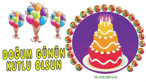 Pastalı mum ışıklı doğum günü kutlama kartı . 