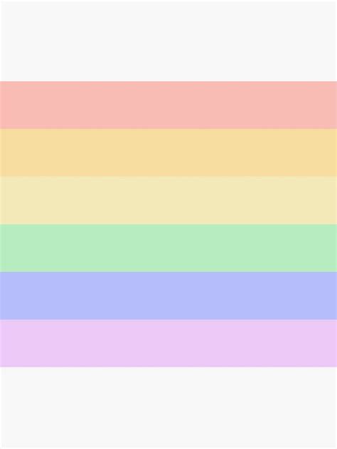 Pastel Pride Flag Colors