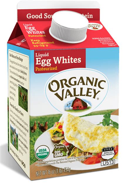 Pasteurized egg whites. A good source of protein, these egg whites come from cage-free eggs. And with this carton, you get the exact amount you need—no more cracking open eggs and tossing away the yolks. •100% liquid egg whites •Pasteurized •Comes from cage-free eggs •Good source of protein •Low-sodium •Sugar-free •Less than 5g net carbs •Kosher ... 
