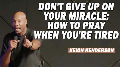 I'm Going On Strike - Take Action - Pastor Keion Henderson. TR
