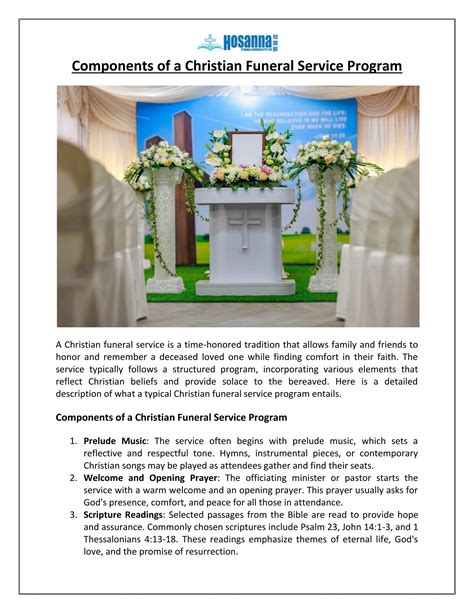 Pastor services for funeral.  It provides a structured approach to planning...