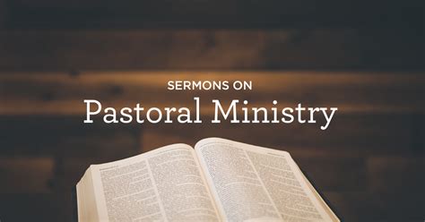 Pastoral Ministry - ChurchEd