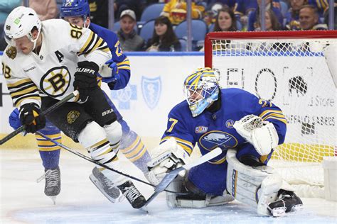 Pastrnak, a goal and 2 assists, leads Boston Bruins to 5-2 win over Buffalo Sabres