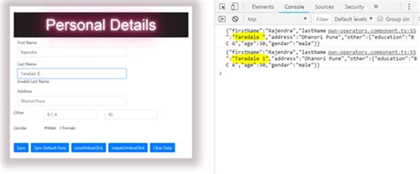 Patchvalue does not trigger valuechanges. setValue (xxx) or formControl. UpdatrV...