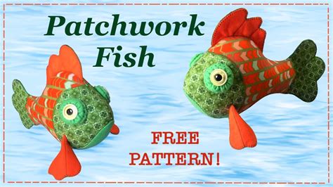 Patchwork Fish FREE PATTERN Full Tutorial with Lisa Pay YouTube