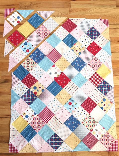 Patchwork On Point Quilt Tutorial Quilts, Patchwork quilt patterns