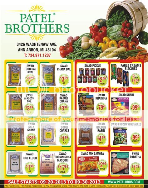 Patel brother sale. Patel Brothers is a huge Indian grocery store. They are located on Ild Baymeadows in he same shopping center as Flavors, Koroush Market and Pattaya. The store is a great size and they carry pretty much anything you could want. Their selection of rice is staggering. They also have a large amount of fresh fruits and veggies. 