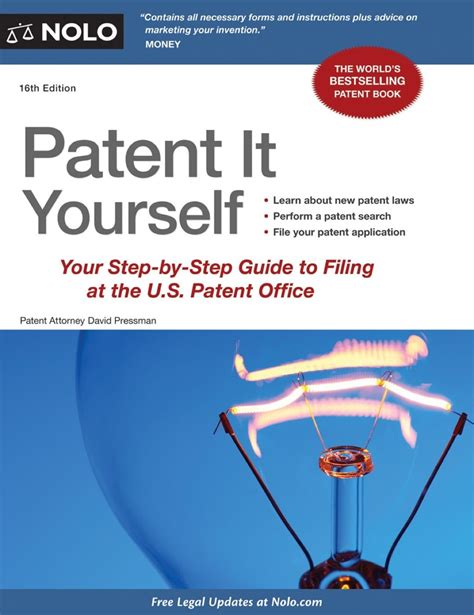Read Patent It Yourself Your Stepbystep Guide To Filing At The Us Patent Office By David Pressman
