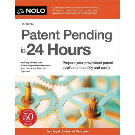 Full Download Patent Pending In 24 Hours By Richard Stim