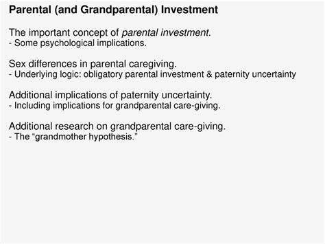 Paternity Uncertainty and Investment in Sons and Daughters