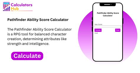 Pathfinder 1e ability score calculator.  You will write a function that ...