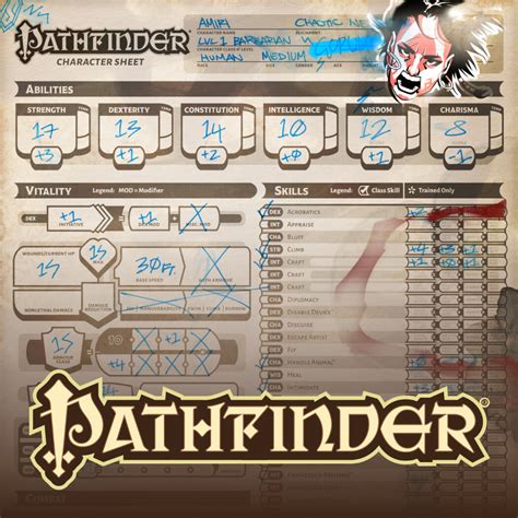 Pathfinder 1e backgrounds.  Your skill in writing allows you to Character Creator and Track...