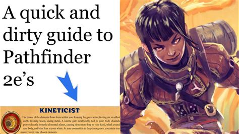 Pathfinder 2e kineticist guide. A subreddit for all things involving Pathfinder CRPG series made by Owlcat Games. Pathfinder is a tabletop RPG based off of the 3.5 Ruleset of Dungeons and Dragons. The games are similar to classic RPG games such as Baldur's Gate and Neverwinter Nights. 