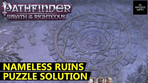 Pathfinder nameless ruins puzzle. Things To Know About Pathfinder nameless ruins puzzle. 