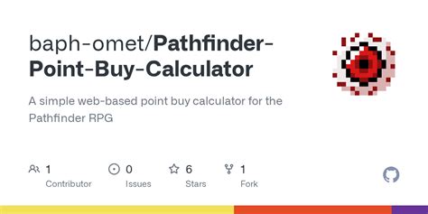 Pathfinder point buy.  Hopefully this will be a useful tool in charact...