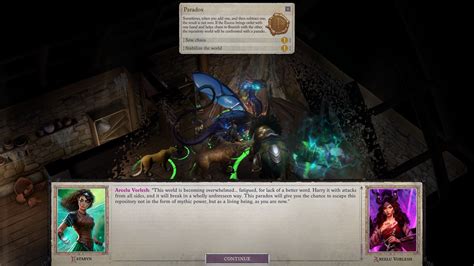 Pathfinder wrath secret ending. (Required for secret ending.) Then, you need to convince Areelu that you are her child. To do this you must answered her question correctly in ENTIRE game, hold 2 parts of Lexicon of paradox, showed mercy to Suture, explore the secret part of Areelu's Lab, and researched her note. Transformation important … 