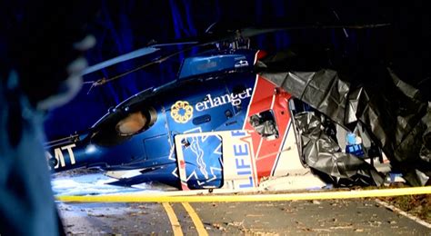 Patient, crew survive medical helicopter crash in North Carolina