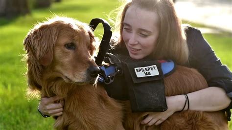 Patient in need of life-saving seizure alert service dog