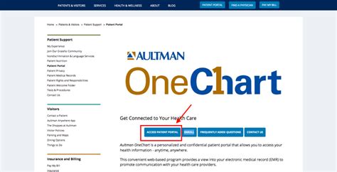 Aultman OneChart Patient Portal FAQs Who do I contact if I have trouble logging in or accessing Aultman OneChart? Please call 1-877-621-8014. Assistance is available 24 hours a day, seven days a week. How do I self-enroll in Aultman OneChart? You must be 18 years or older to use self-enrollment. Self-enrollment is for patient use only. . 