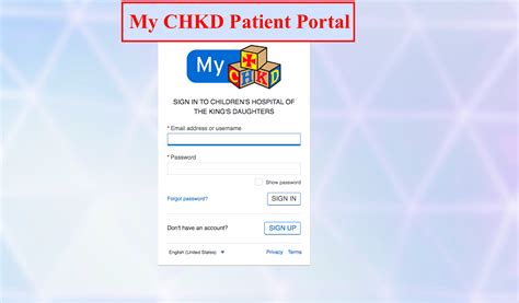 Oct 7, 2023 · Once you are logged in to the CHKD patient portal, you will have access to your health information, medical records, test results, and other important information related to your healthcare. You can also use the portal to talk to your doctors, set up appointments, and ask for refills on your prescriptions. What services does CHKD offer?.