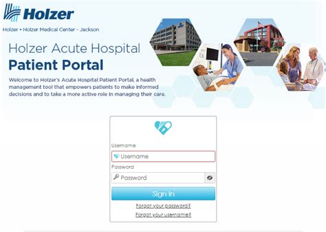 Patient portal holzer. OhioHealth O'Bleness Hospital is southeast Ohio's leading healthcare provider, delivering specialty services locally, like maternity, oncology and heart and vascular care. We have deep roots in the Athens community, having spent 100 years caring for our friends and neighbors. Now, with the support of the OhioHealth system, our family is ... 
