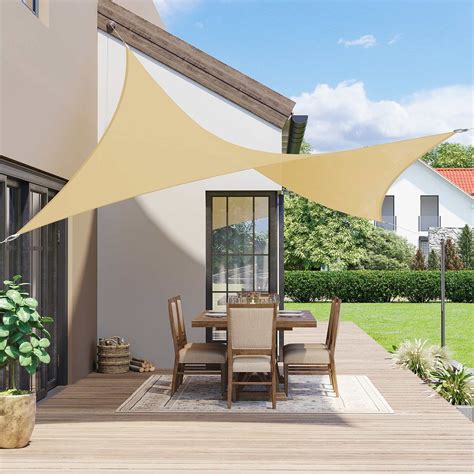 Patio Sun Shade Sail Canopy Outdoor Shade Netting with …