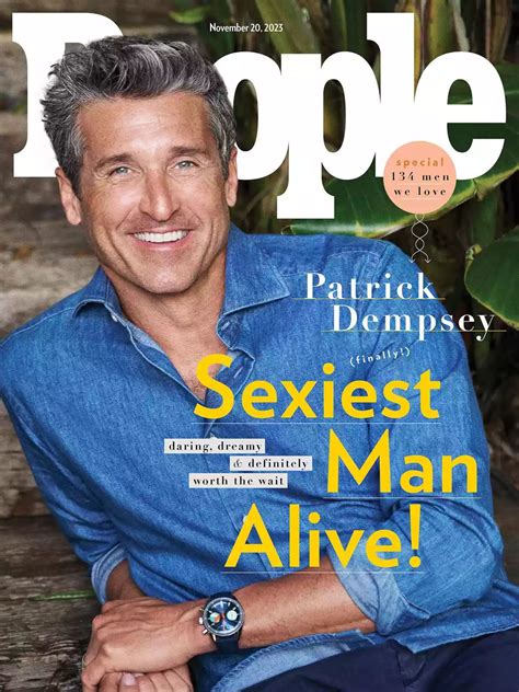Patrick Dempsey named 2023's Sexiest Man Alive by People Magazine