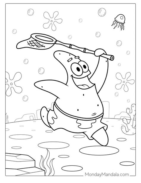 Patrick From Spongebob Coloring Pages