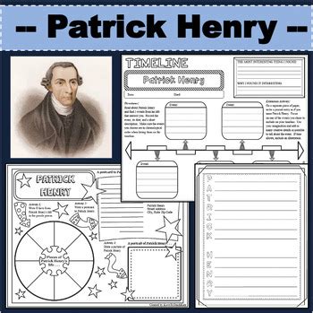 Patrick henry biography timeline projects