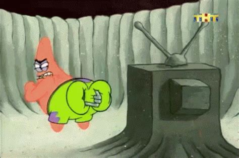 Patrick star buttcheeks. He has a spongebob flag in his butt 